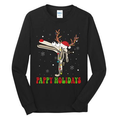 Speculum Reindeer Pappy Holidays Gynecologist Christmas Gift Tall Long Sleeve T-Shirt