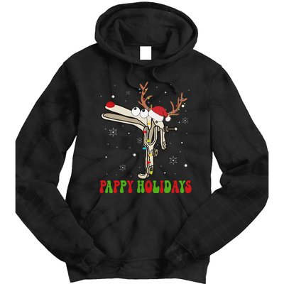 Speculum Reindeer Pappy Holidays Gynecologist Christmas Gift Tie Dye Hoodie