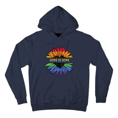 Sunflower Rainbow Pride Graphic Tall Hoodie