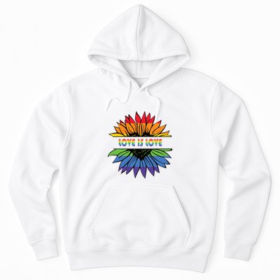 Sunflower Rainbow Pride Graphic Hoodie