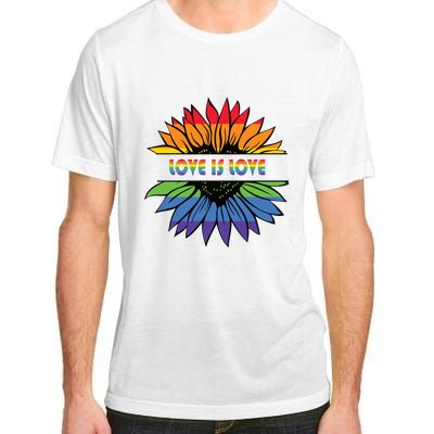 Sunflower Rainbow Pride Graphic Adult ChromaSoft Performance T-Shirt