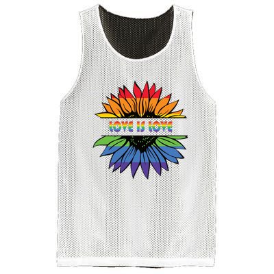 Sunflower Rainbow Pride Graphic Mesh Reversible Basketball Jersey Tank