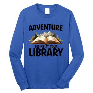 Summer Reading Program 2024 Adventure Begins At Your Library Gift Long Sleeve Shirt