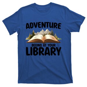 Summer Reading Program 2024 Adventure Begins At Your Library Gift T-Shirt