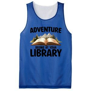 Summer Reading Program 2024 Adventure Begins At Your Library Gift Mesh Reversible Basketball Jersey Tank