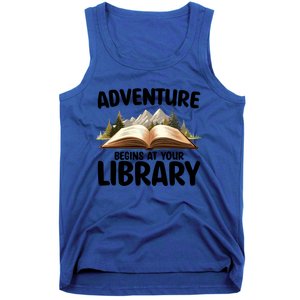 Summer Reading Program 2024 Adventure Begins At Your Library Gift Tank Top