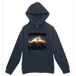 Summer Reading Program 2024 Adventure Begins At Your Library Gift Urban Pullover Hoodie