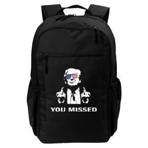 Shot Republican Pro Trump President 2024 Daily Commute Backpack