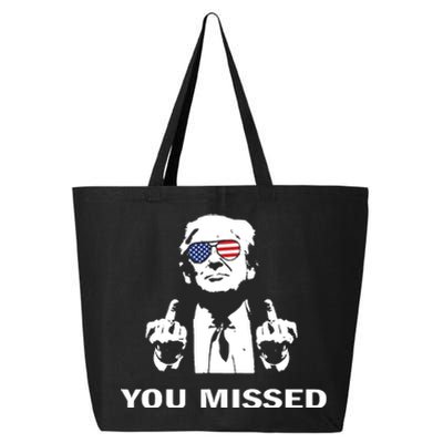 Shot Republican Pro Trump President 2024 25L Jumbo Tote