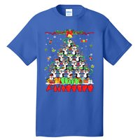 Santa Reindeer Penguins Xmas Tree Hands Sign Language Gift Tall T-Shirt