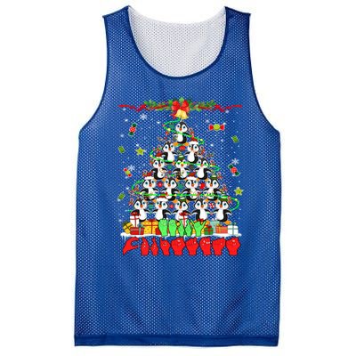 Santa Reindeer Penguins Xmas Tree Hands Sign Language Gift Mesh Reversible Basketball Jersey Tank