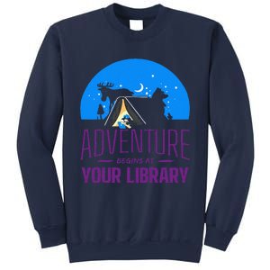 Summer Reading Program 2024 Adventure Begins At Your Library Sweatshirt