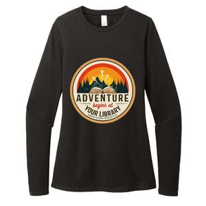 Summer Reading Program 2024 Adventure Begins At Your Library Womens CVC Long Sleeve Shirt