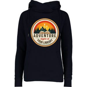 Summer Reading Program 2024 Adventure Begins At Your Library Womens Funnel Neck Pullover Hood