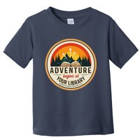 Summer Reading Program 2024 Adventure Begins At Your Library Toddler T-Shirt