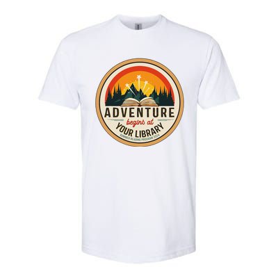 Summer Reading Program 2024 Adventure Begins At Your Library Softstyle® CVC T-Shirt