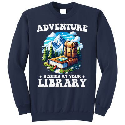 Summer Reading Program 2024 Adventure Begins At Your Library Sweatshirt