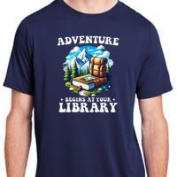 Summer Reading Program 2024 Adventure Begins At Your Library Adult ChromaSoft Performance T-Shirt