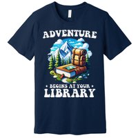 Summer Reading Program 2024 Adventure Begins At Your Library Premium T-Shirt