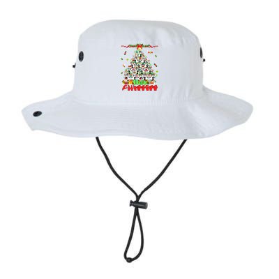 Santa Reindeer Penguins Xmas Tree Hands Sign Language Great Gift Legacy Cool Fit Booney Bucket Hat