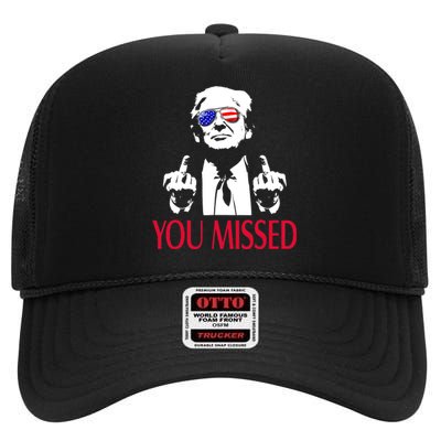 Shot Republican Pro Trump President 2024Youre Attending Political Event Run High Crown Mesh Back Trucker Hat