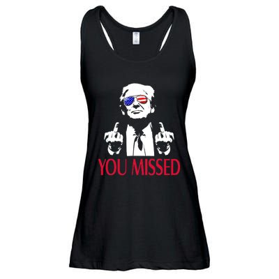 Shot Republican Pro Trump President 2024Youre Attending Political Event Run Ladies Essential Flowy Tank