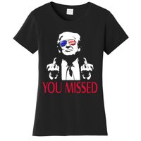 Shot Republican Pro Trump President 2024Youre Attending Political Event Run Women's T-Shirt