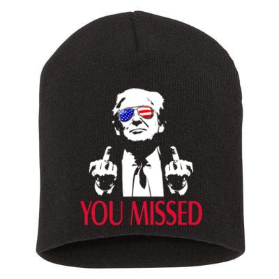 Shot Republican Pro Trump President 2024Youre Attending Political Event Run Short Acrylic Beanie