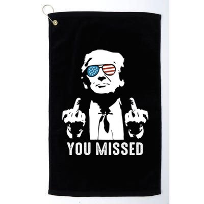 Shot Republican Pro Trump President 2024Youre Attending Political Event Run Platinum Collection Golf Towel