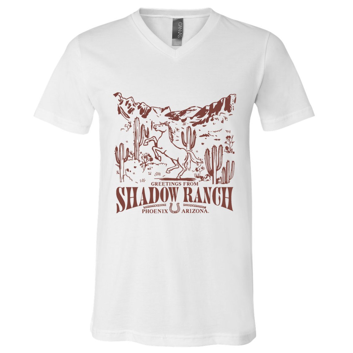 Shadow Ranch Phoenix Arizona V-Neck T-Shirt
