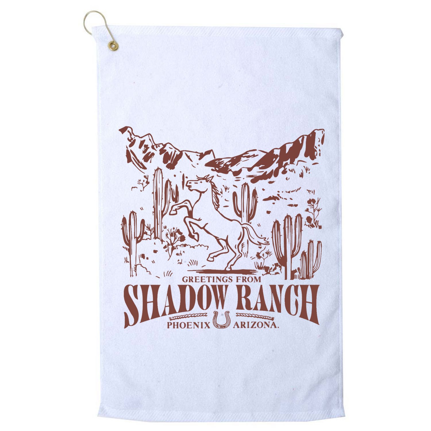 Shadow Ranch Phoenix Arizona Golf Towel