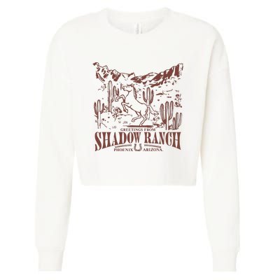 Shadow Ranch Phoenix Arizona Cropped Pullover Crew