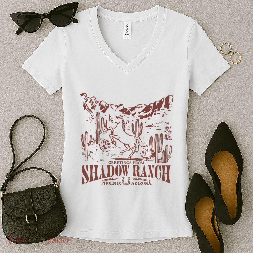 Shadow Ranch Phoenix Arizona Women's V-Neck T-Shirt