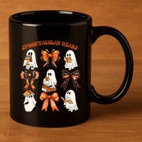 Spooktacular Reads – Perfect For Halloween Gift 11oz C Handle Ceramic Mug