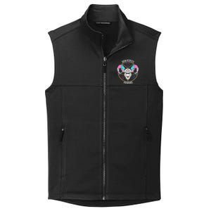 Satan Respects Pronouns Flag Satanist Collective Smooth Fleece Vest