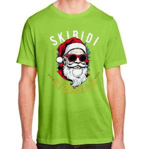 Skibid.I Rizzmas Retro Santa Hat Cool Christmas Graphic Adult ChromaSoft Performance T-Shirt