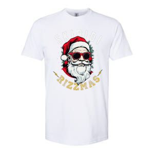 Skibid.I Rizzmas Retro Santa Hat Cool Christmas Graphic Softstyle CVC T-Shirt