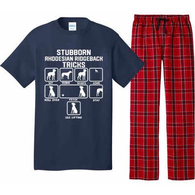 Stubborn Rhodesian Ridgeback Tricks Pajama Set