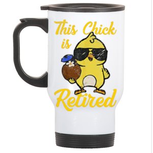 Sommas Retirment Retired Women Funny Retirement For Women Stainless Steel Travel Mug