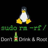 Sudo Rm Rf Dont Drink And Root Linux Toddler Hoodie