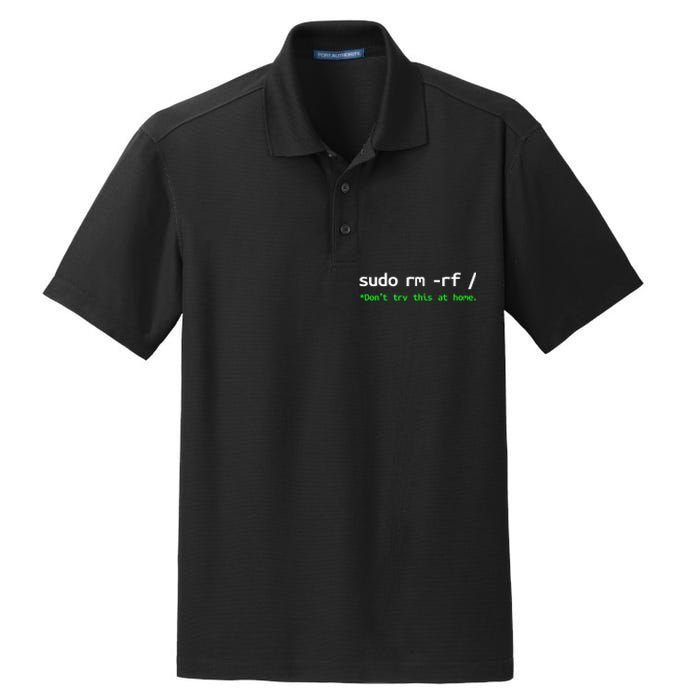 Sudo Rm Rf Unisexchild Linux Programmer Engineer Opensource Dry Zone Grid Polo