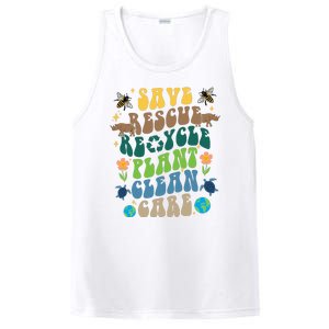 Save Rescue Recycle Plant Clean Care Earth Day PosiCharge Competitor Tank