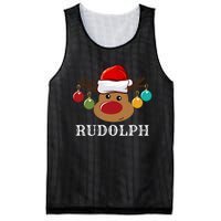 Santa Reindeer Rudolph Xmas Group Costume Mesh Reversible Basketball Jersey Tank