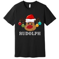 Santa Reindeer Rudolph Xmas Group Costume Premium T-Shirt