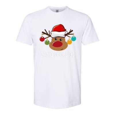 Santa Reindeer Rudolph Xmas Group Costume Softstyle CVC T-Shirt