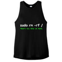 Sudo Rm Rf Linux, Programmer, Engineer, Opensource Ladies PosiCharge Tri-Blend Wicking Tank