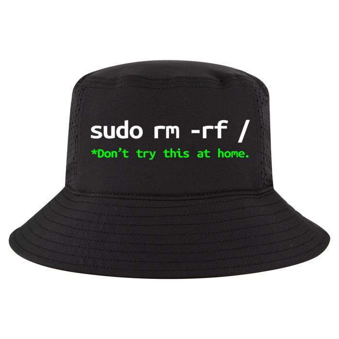 Sudo Rm Rf Linux, Programmer, Engineer, Opensource Cool Comfort Performance Bucket Hat