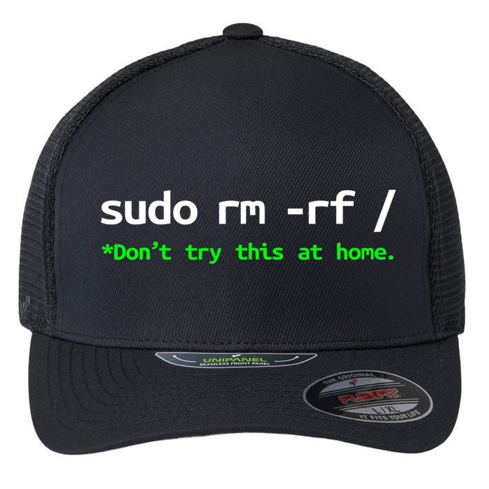 Sudo Rm Rf Linux, Programmer, Engineer, Opensource Flexfit Unipanel Trucker Cap