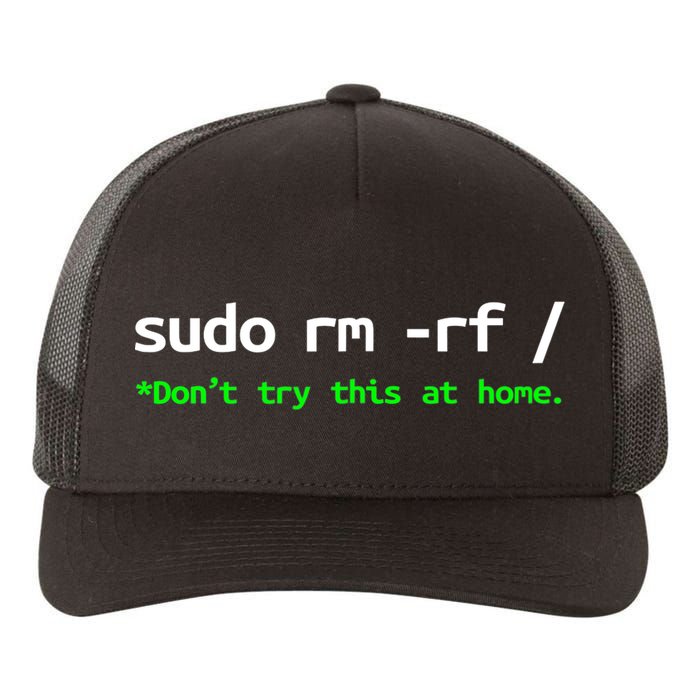 Sudo Rm Rf Linux, Programmer, Engineer, Opensource Yupoong Adult 5-Panel Trucker Hat