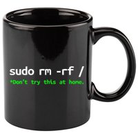 Sudo Rm Rf Linux, Programmer, Engineer, Opensource 11oz C Handle Ceramic Mug